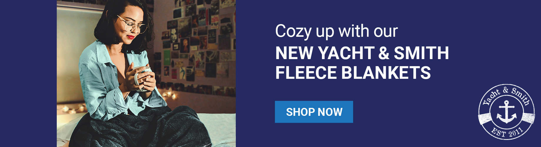 Wholesale Yacht and Smith Fleece Blankets