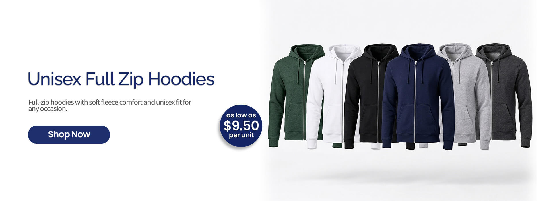 WSD Full Zip Hoodies April 2026