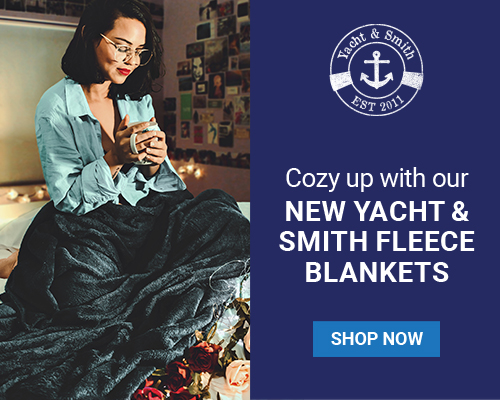 Wholesale Yacht and Smith Fleece Blankets