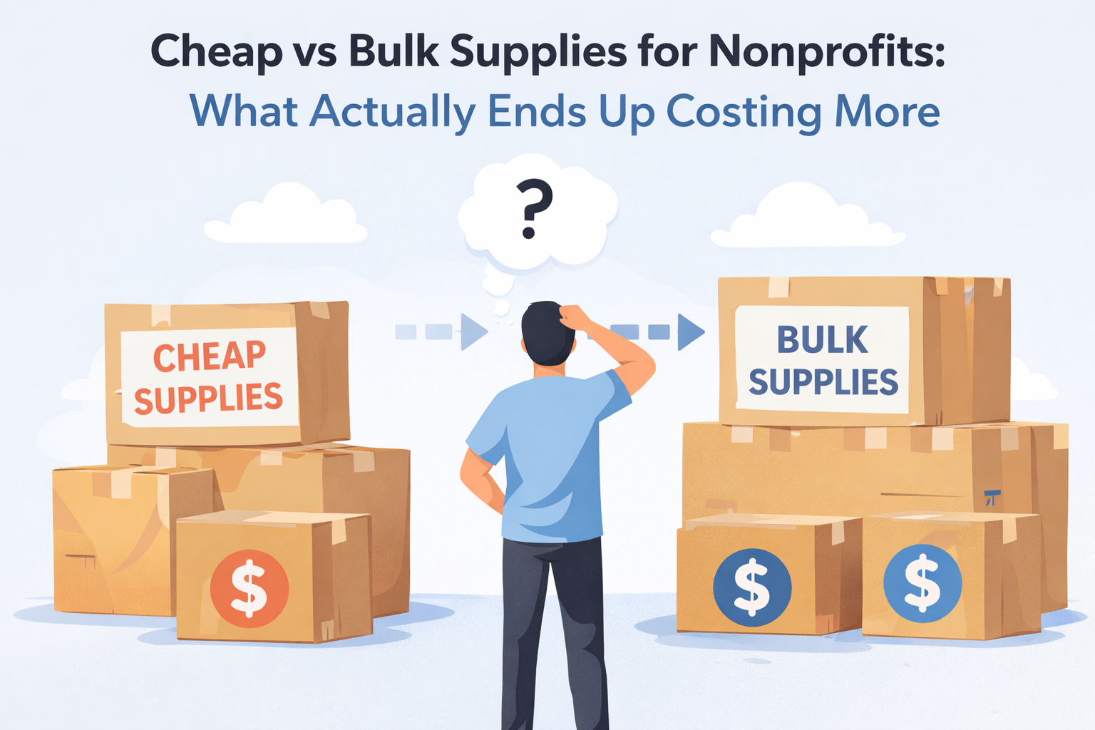 Cheap vs Bulk Supplies for Nonprofits: What Actually Ends Up Costing More