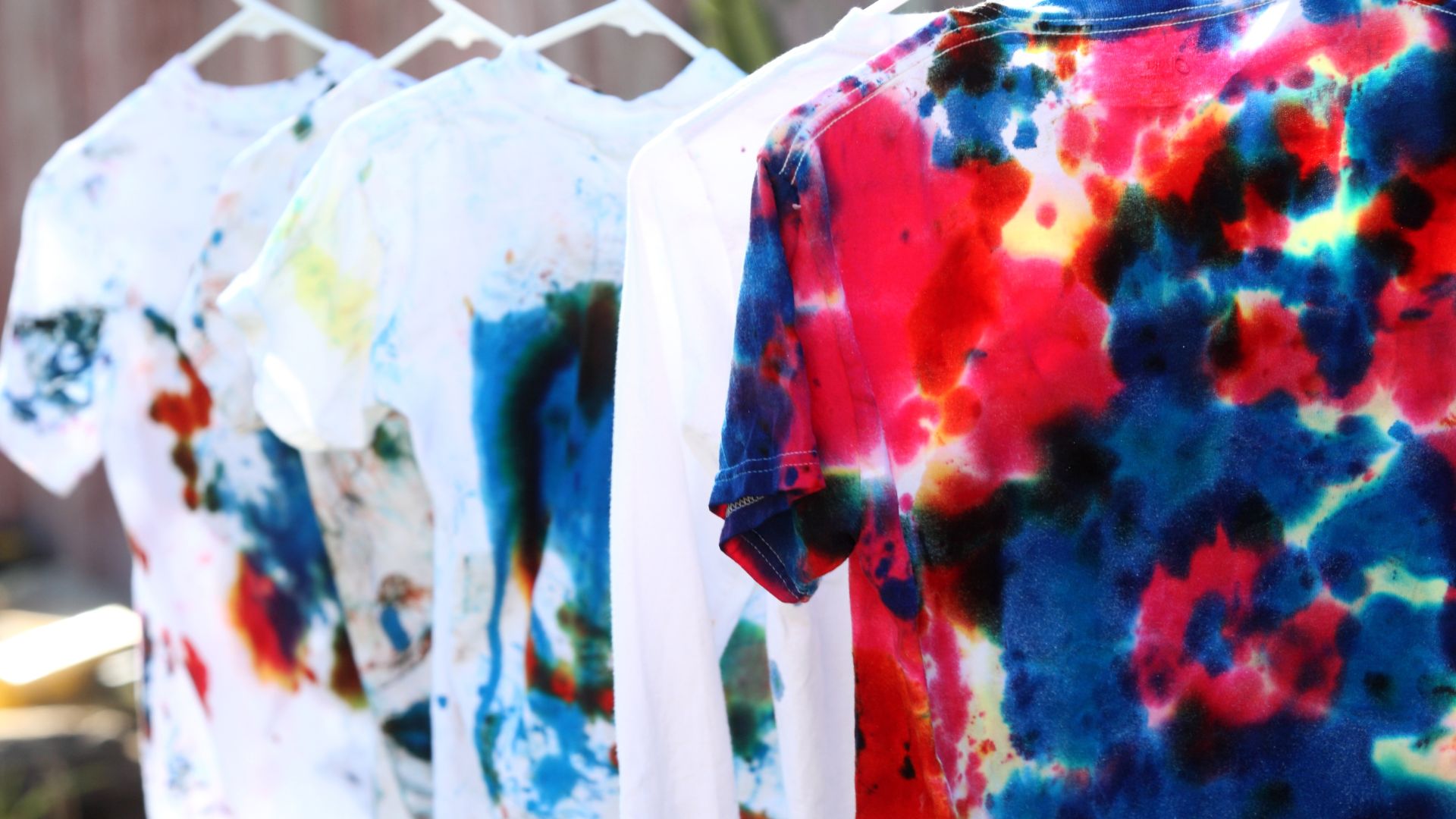Fun Tie Dye Shirts for the Family