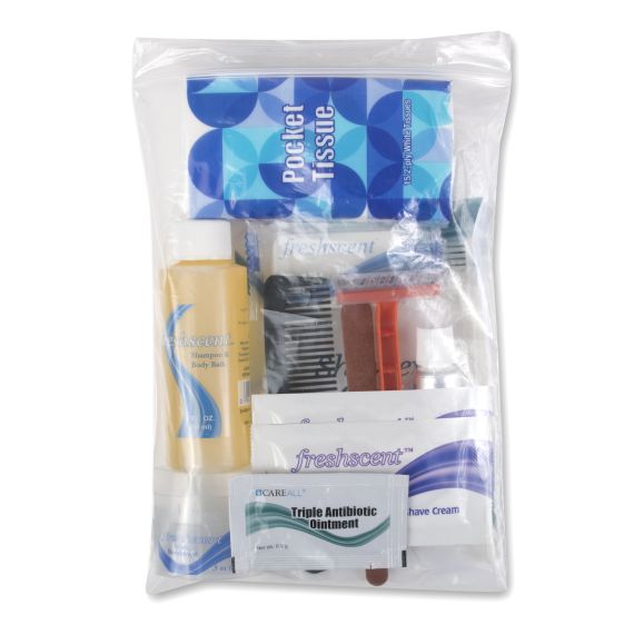 48 Wholesale Basic 15 Piece Hygiene Kit at