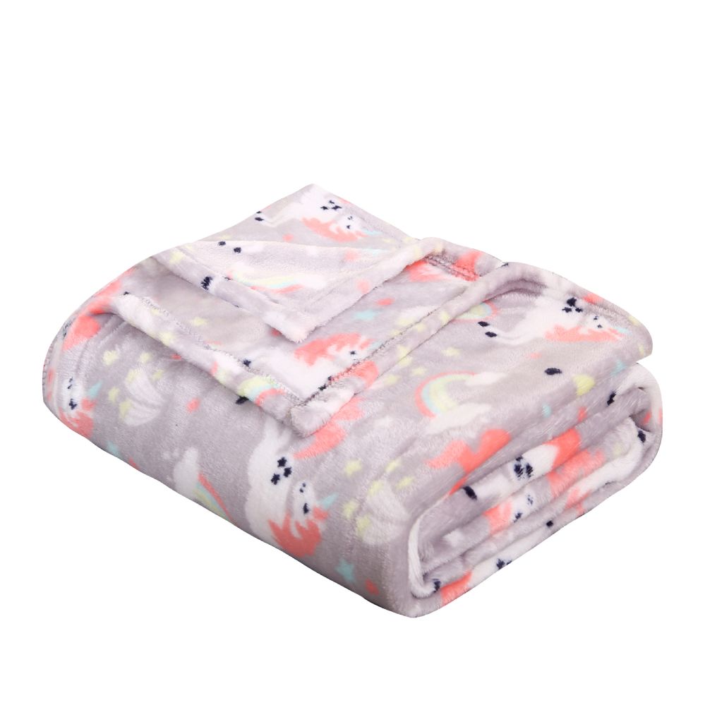 24 Wholesale Children's Assorted Printed Fleece Blanket Size 50 X 60 ...