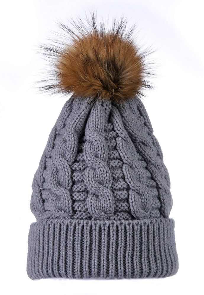 Wholesale Yacht & Smith Womens Pom Pom Beanie Hat, Winter Cable Knit ...