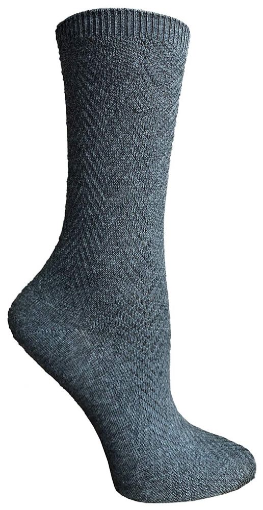 12 Wholesale Socksnbulk Womens Dress Crew Socks, Bulk Pack Assorted
