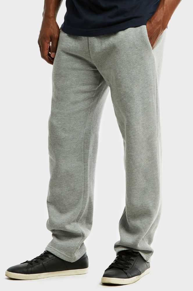 24 Wholesale Men's Fleece Sweatpants In Heather Grey Size M - at ...