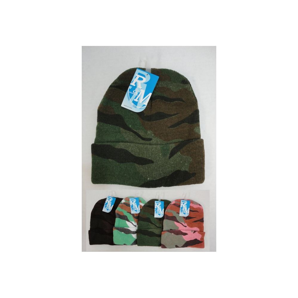 camo toboggan hat