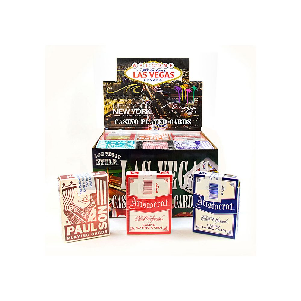 144 Wholesale Assorted Used Las Vegas Casino Playing Card W Pdq