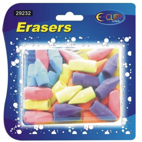 large pencil top erasers