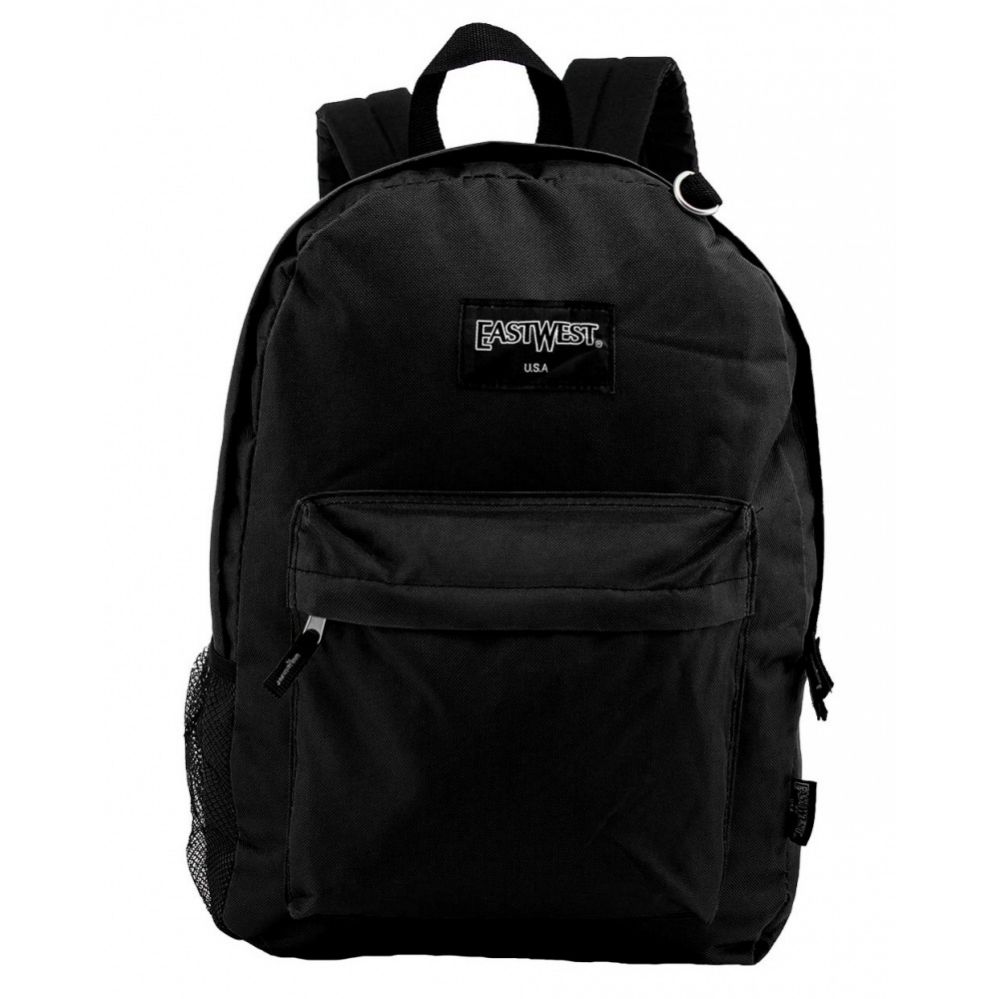 24 Wholesale 17" Kids Classic Padded Wholesale Backpacks In Black at