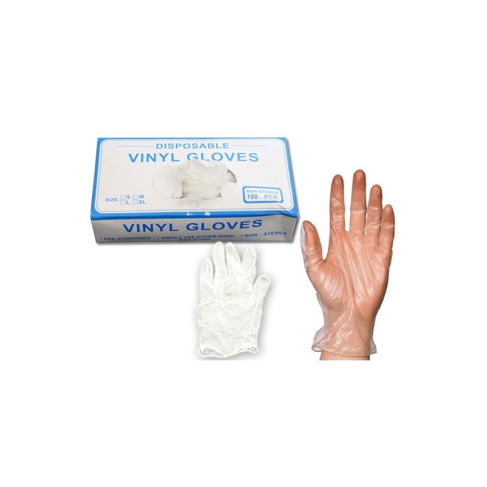 20 Wholesale Gloves 100pc Vinyl W/box at
