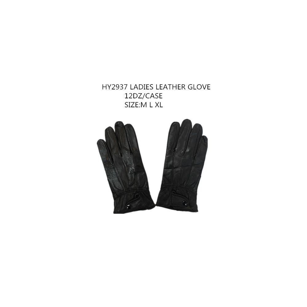 72 Wholesale Ladies Leather Winter Gloves at