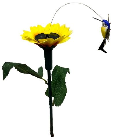 12 Wholesale Garden Solar & Battery Yard Stake [hummingbird] - at
