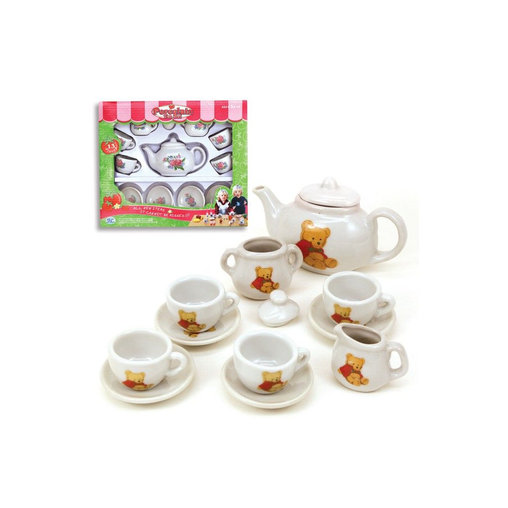 12 Wholesale 13pc Porcelain Tea Set at
