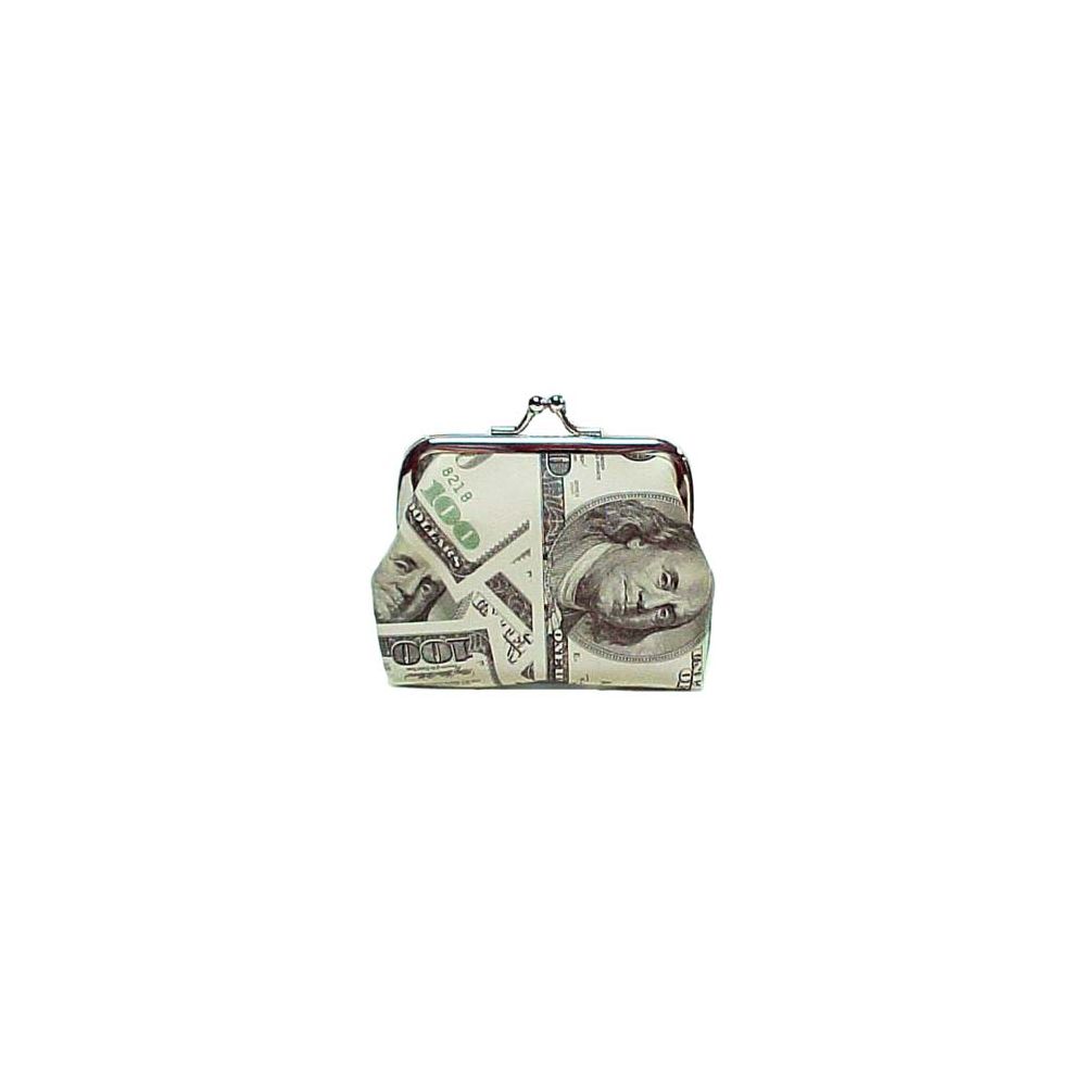 72 Wholesale Money Print Coin Purse at