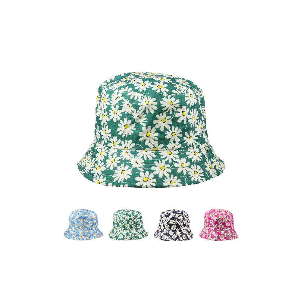 bucket hat flowers