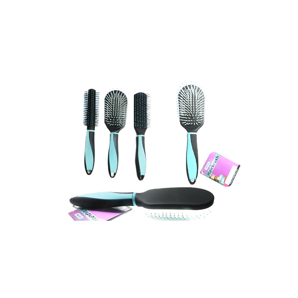 96 Wholesale Blue Hair Brush at