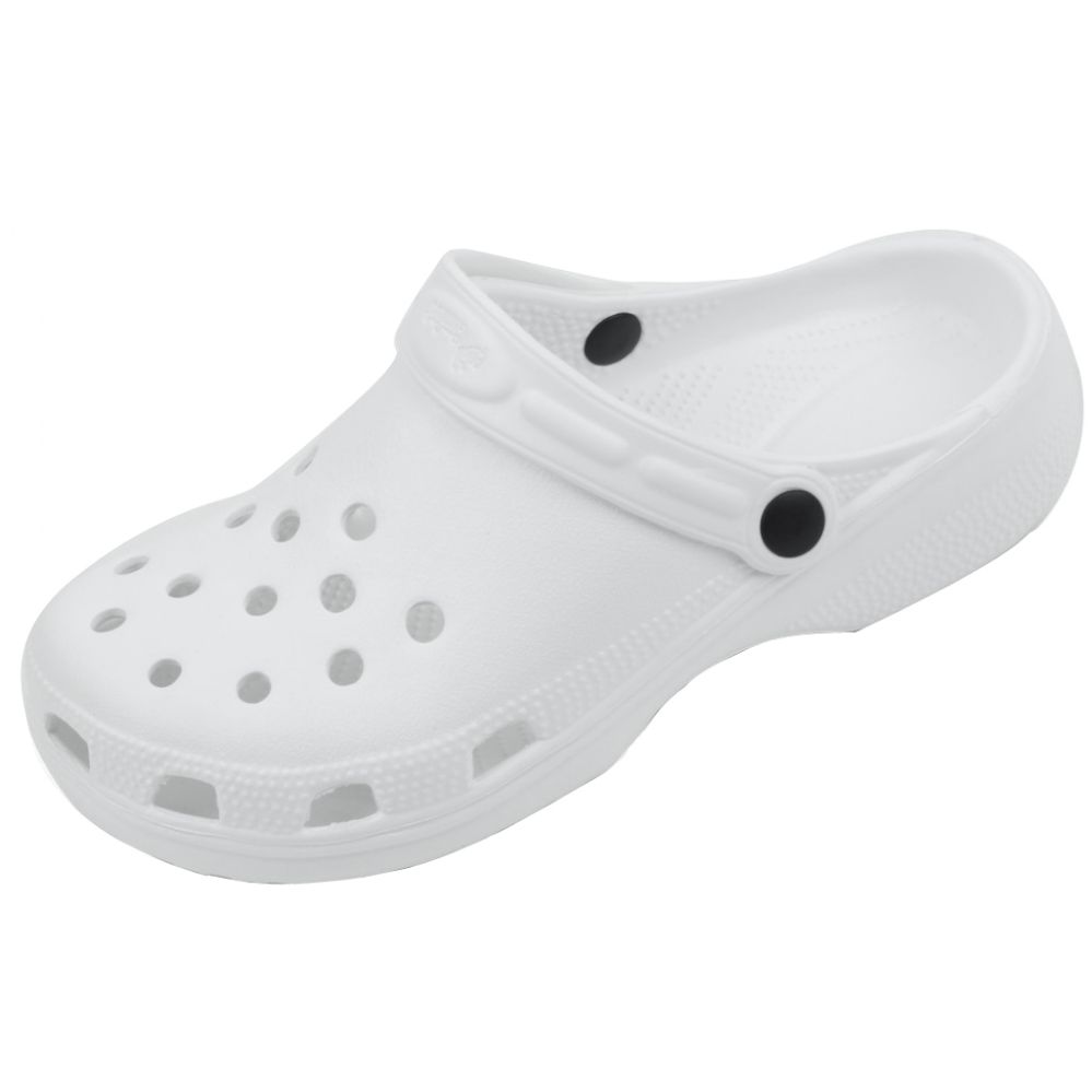 48 Wholesale Ladies' Garden Shoes White Only at