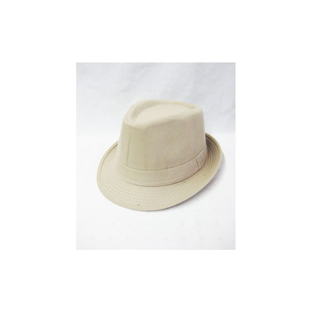 36 Wholesale Beige Wool Fedora Hat at