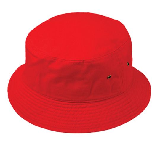 red cotton hat