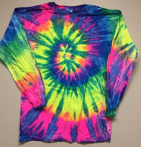 rainbow tie dye long sleeve