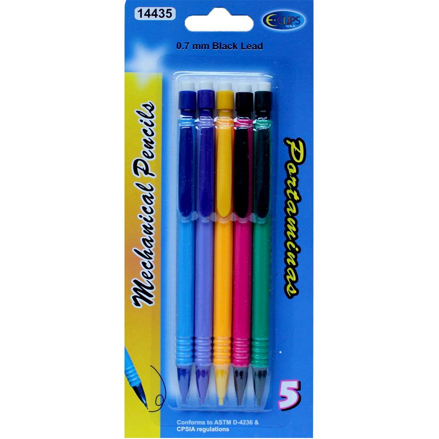 48 Wholesale Mechanical Pencils 5 Pack at