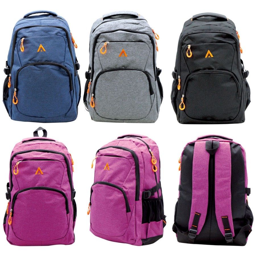 24 Wholesale Backpack Assorted Colors at