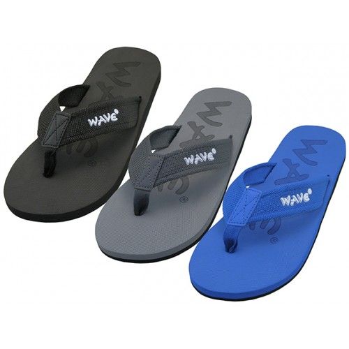 mens fabric flip flops