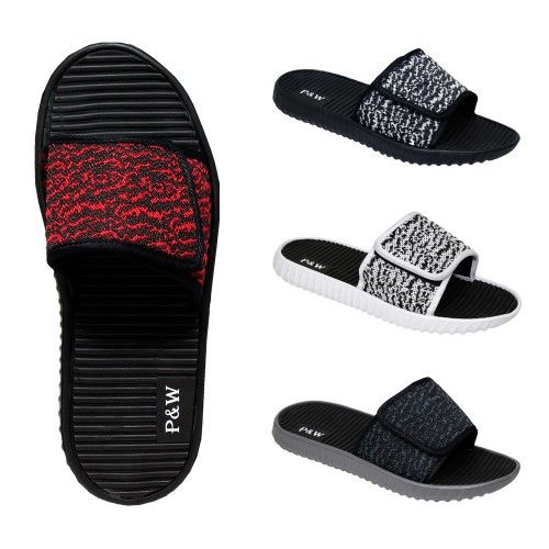 men's velcro slippers asda