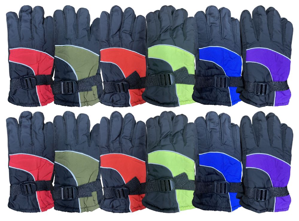 2 Pair Pack NIce Caps Kids Magic Stretch Warm Plush Lined Knit Touchscreen Gloves
