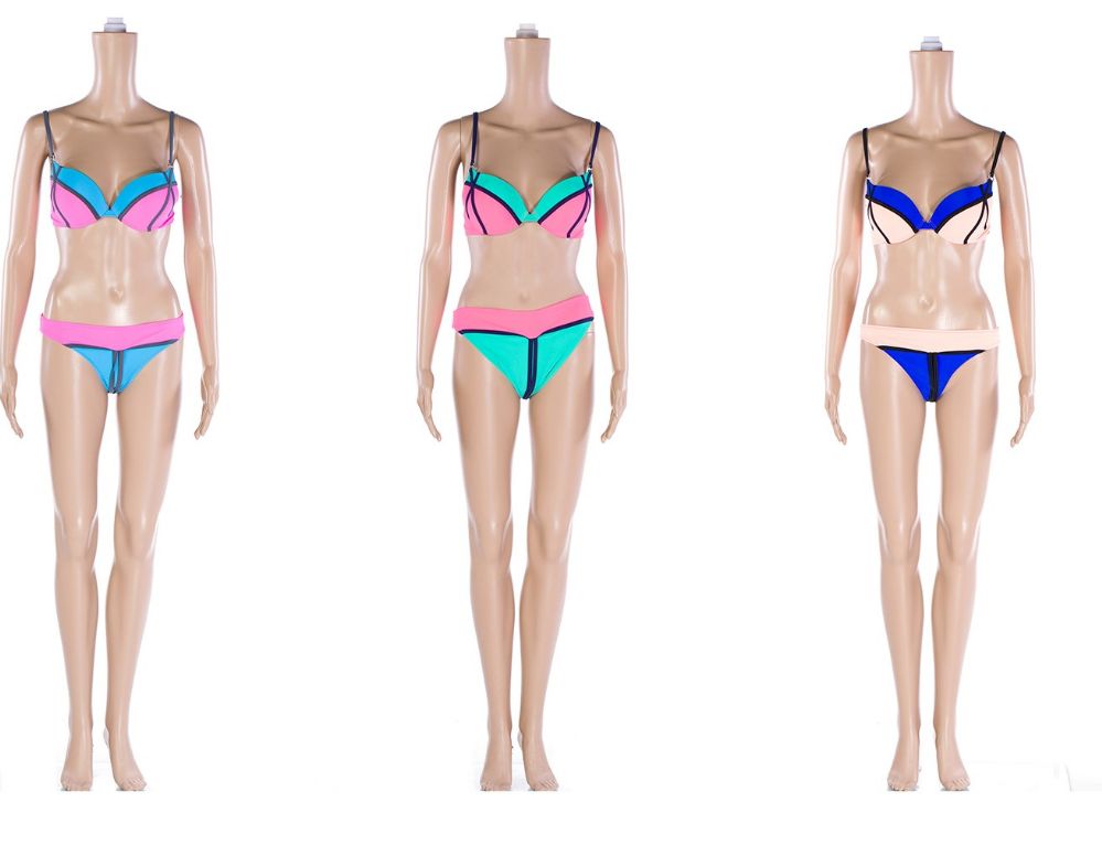 two tone bathing suit