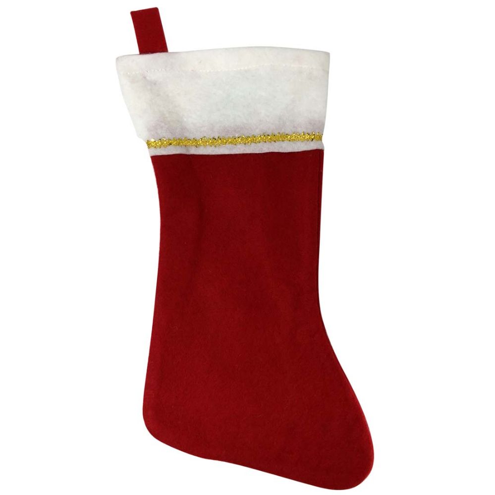 48 Wholesale Christmas Stocking 17" Felt at