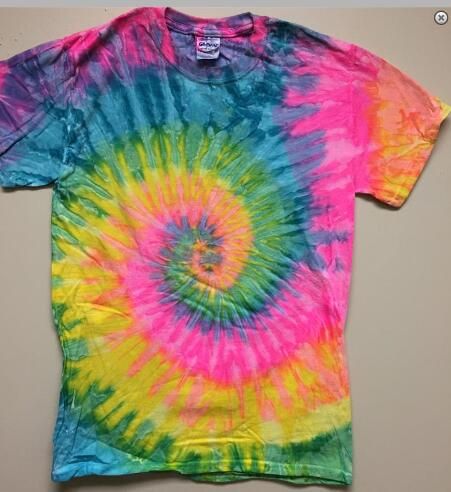 12 Wholesale Tie Dye T Shirt Pastel Rainbow Assorted Sizes - at ...