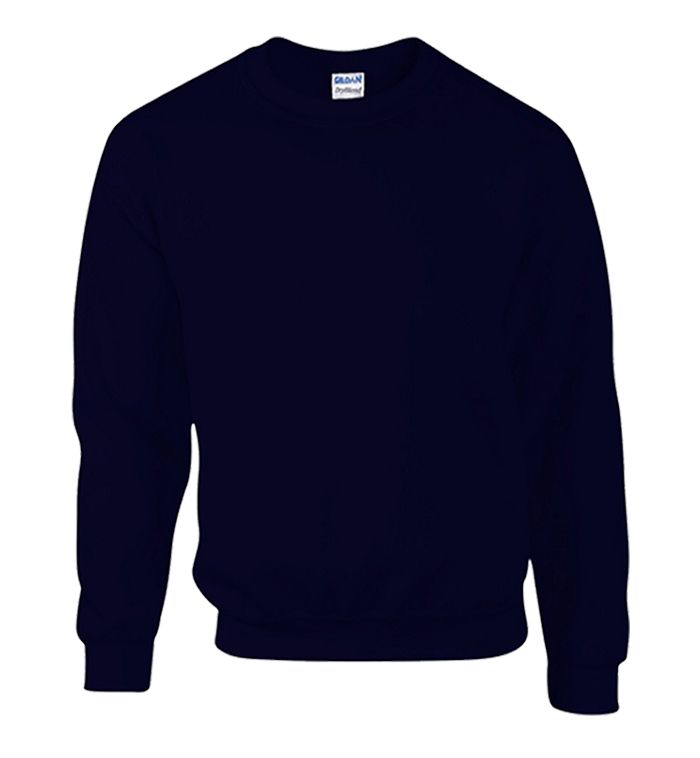 Wholesale Deal On Gildan First Quality Unisex Navy Crew neck Sweatshirt ...