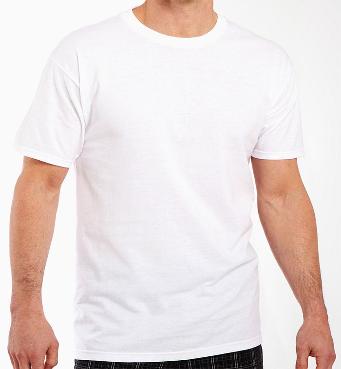 24 Wholesale Men's White Crew Neck T-Shirt, Size Small - at ...