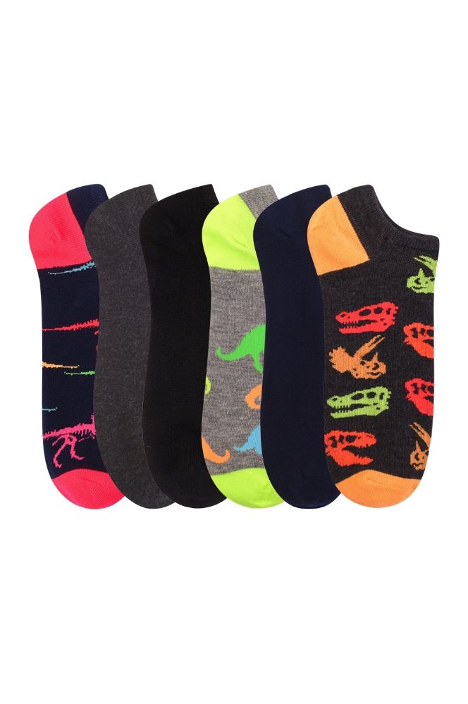 360 Wholesale Men's Fashion No Show Novelty Socks Size 1013 at