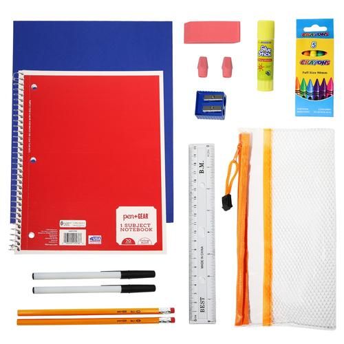 24 Wholesale 18 Piece Wholesale Kids School Supply Kits at