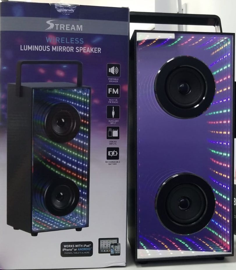 4 Wholesale Luminious Mirror Speaker at