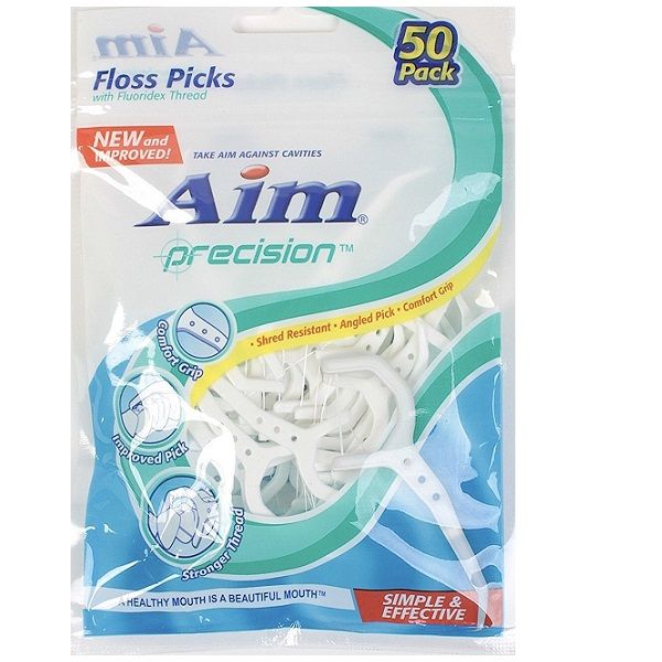96 Wholesale Aim Floss Picks 50 Count at