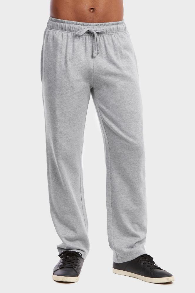 36 Wholesale Men's Lightweight Fleece Sweatpants In Heather Grey Size S ...