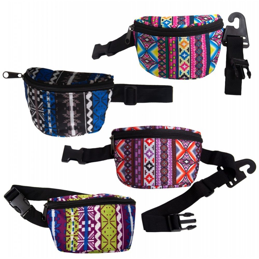 24 Wholesale Kids Camo Bulk Fanny Packs Belt Bags in 4 Assorted Colors - at - www.bagssaleusa.com