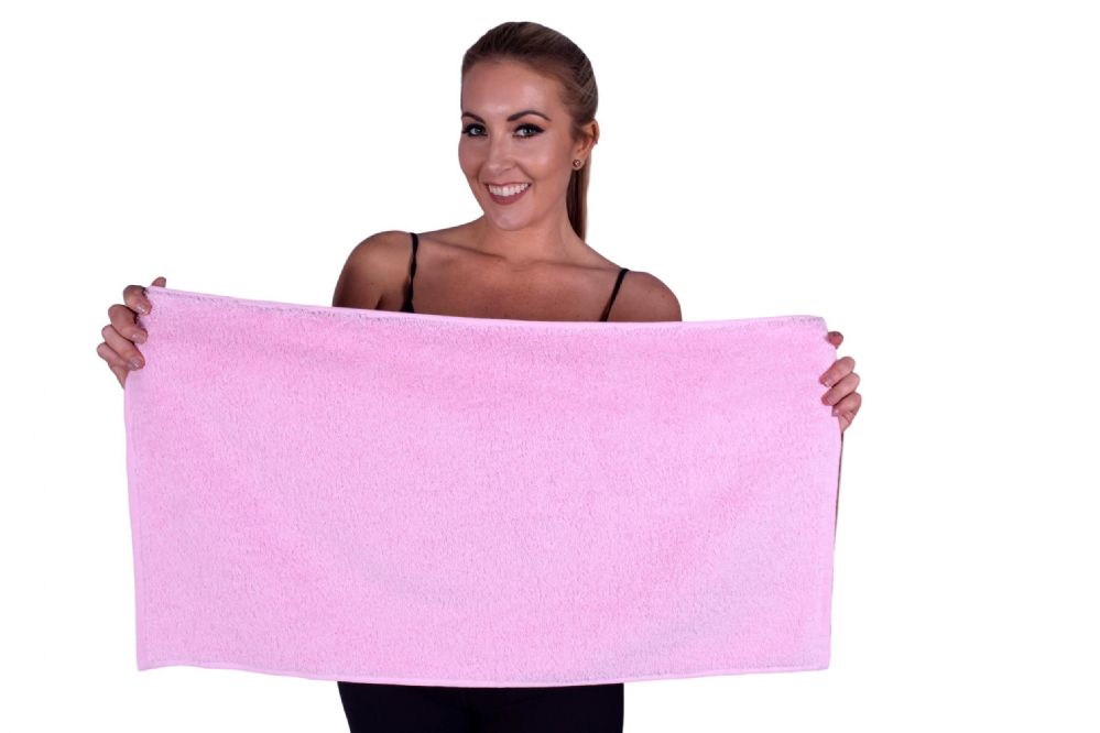 36 Wholesale Light Pink Colored Hand Towel at