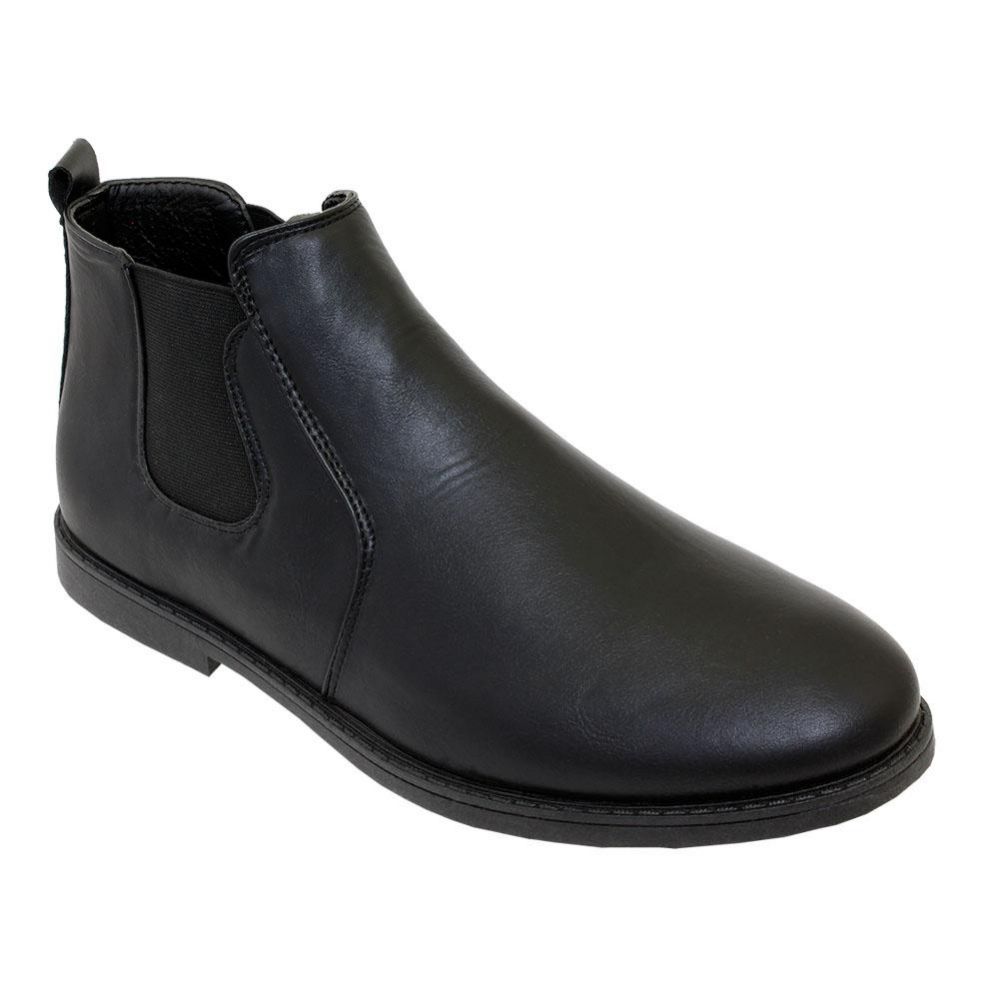 men's casual chukka boots black