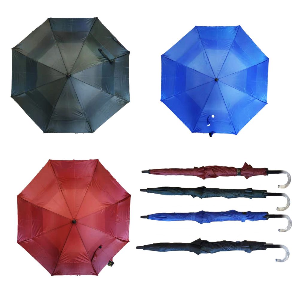 36 Wholesale 75cm Assorted Color Umbrella at