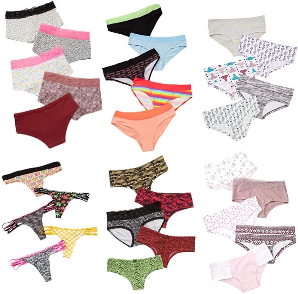 20 Wholesale Womens Bulk Underwear Panties 95 Cotton Mixed