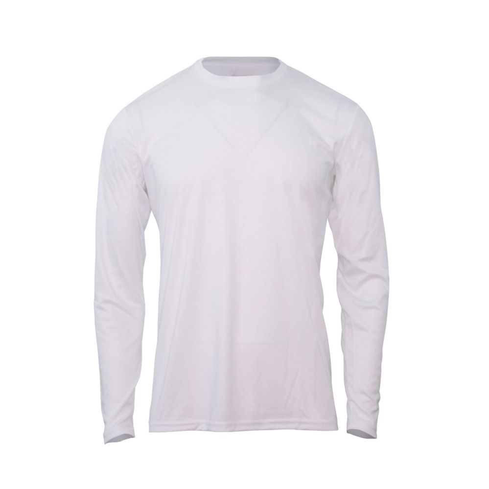 60 Wholesale Mens Base Layer Crew Neck Long Sleeve Shirt Plus Size In