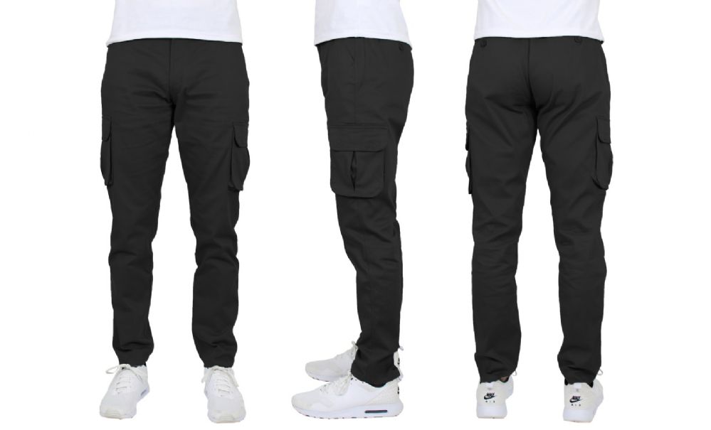 slim stretch cargo pants