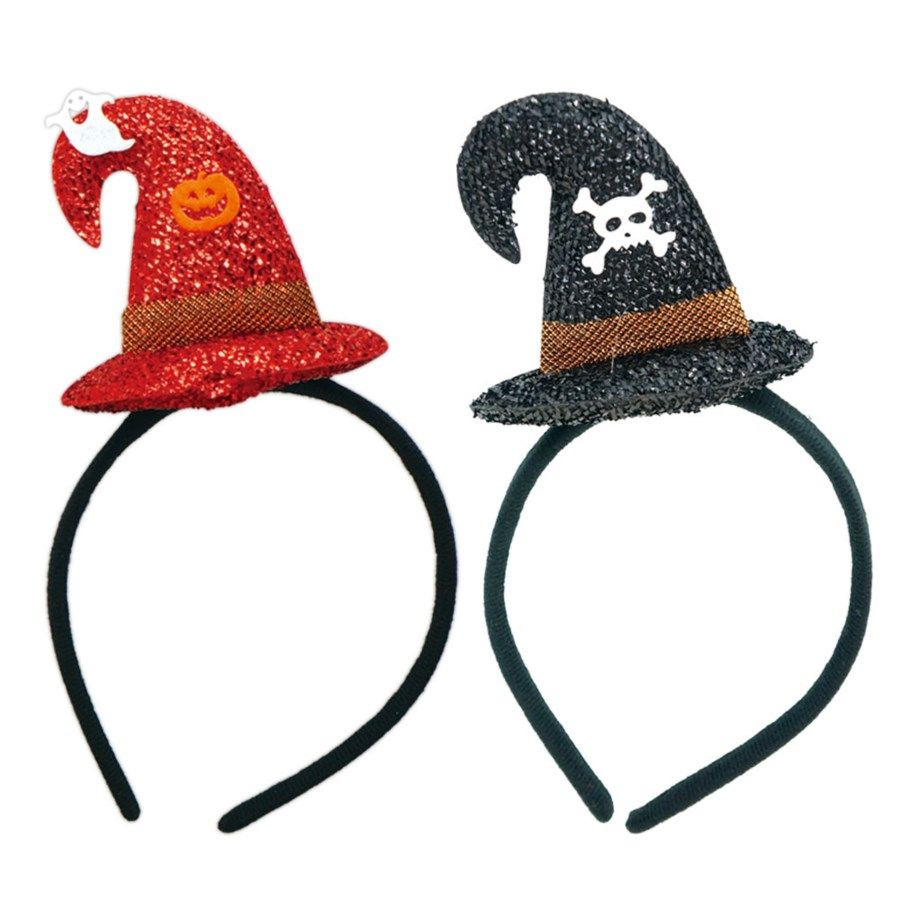 96 Wholesale Halloween Witch Headband at