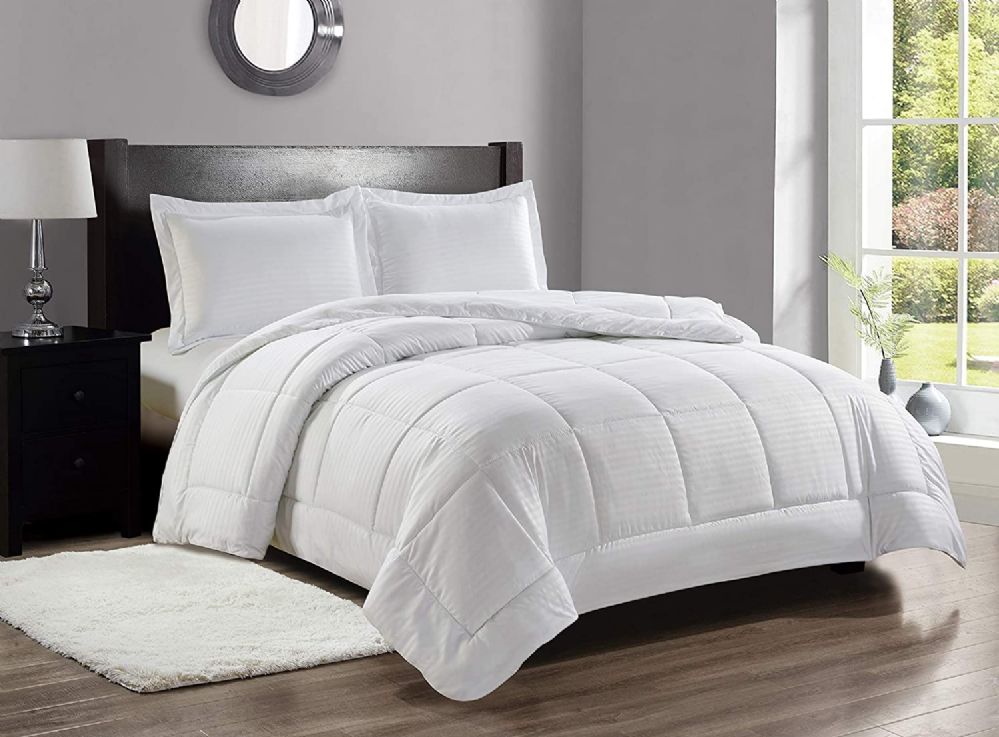 6 Wholesale 3 Piece Embossed Comforter Set King Size Plus 2 Shams In