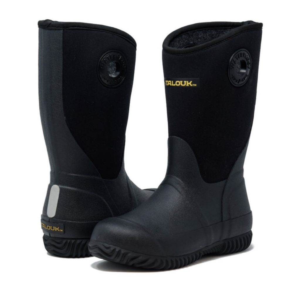short insulated rain boots